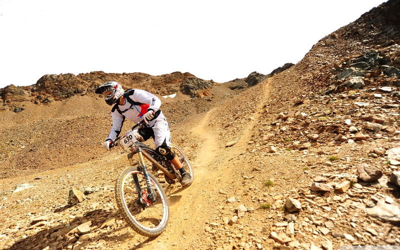 mountain biking